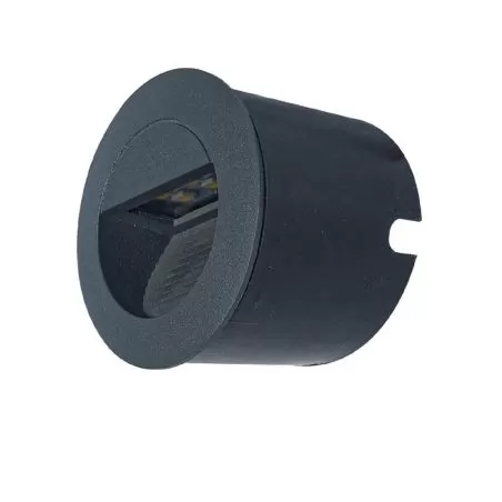 spot-balisage-rond-gris-12w-led-encastrable-escalier-mur-