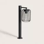 borne-potelet-60cm-exterieure-metal-noir-ip44-220v