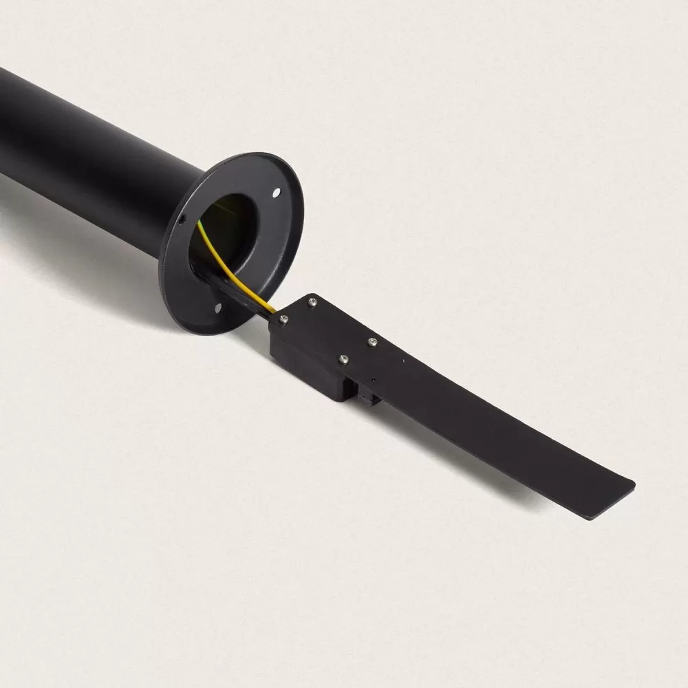 borne-potelet-60cm-exterieure-metal-noir-ip44-220v