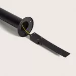 borne-potelet-60cm-exterieure-metal-noir-ip44-220v