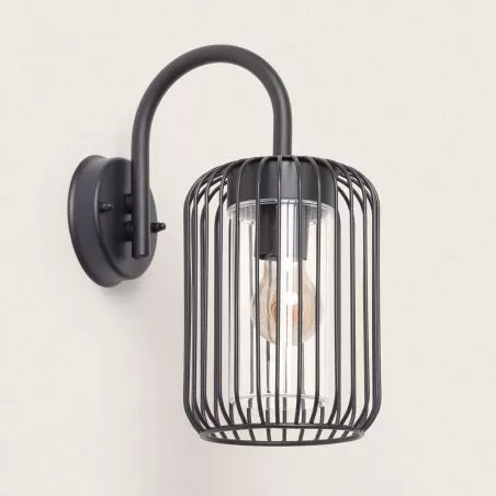 applique-murale-exterieure-metal-noir-ip44-220v