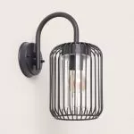 applique-murale-exterieure-metal-noir-ip44-220v