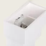 applique-murale-platre-blanc-culot-g9-220v