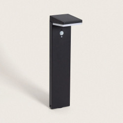 Borne potelet solaire détecteur de mouvement 50cm 5w led 350 lm