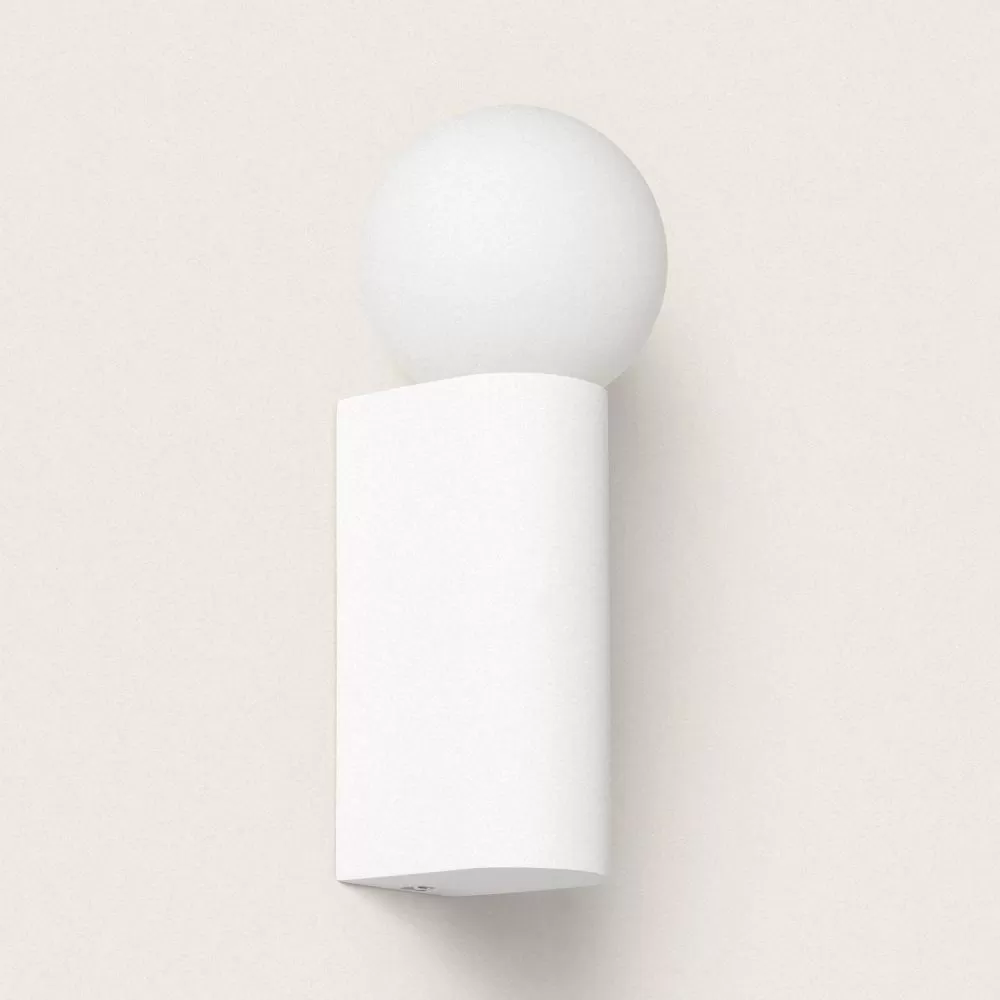 applique-murale-platre-blanc-culot-g9-220v