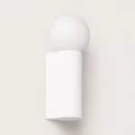 applique-murale-platre-blanc-culot-g9-220v