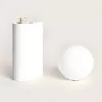 applique-murale-platre-blanc-culot-g9-220v