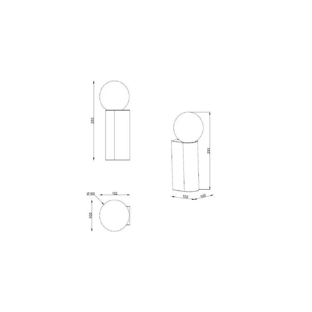 applique-murale-platre-blanc-culot-g9-220v