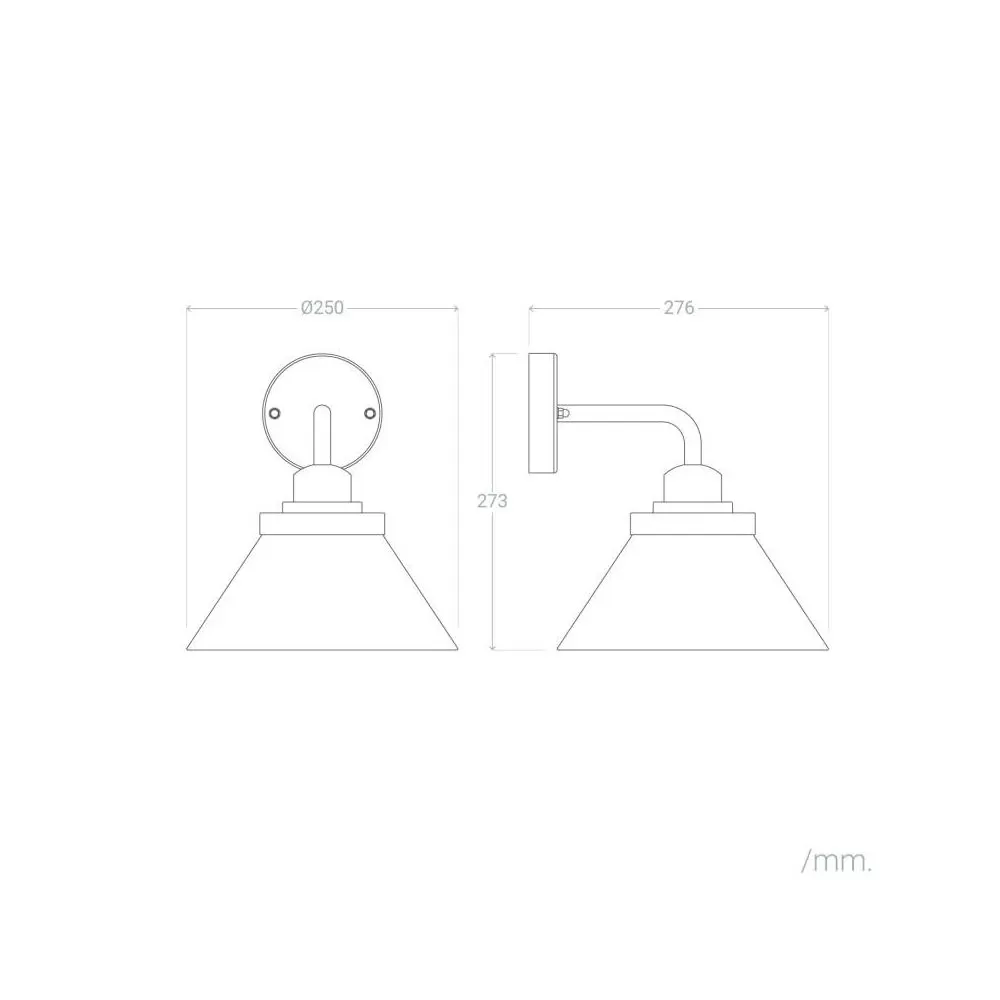applique-murale-exterieure-metal-et-verre-ip44-220v