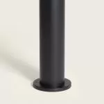 borne-potelet-50cm-exterieure-metal-noir-effet-bois-ip44-220v