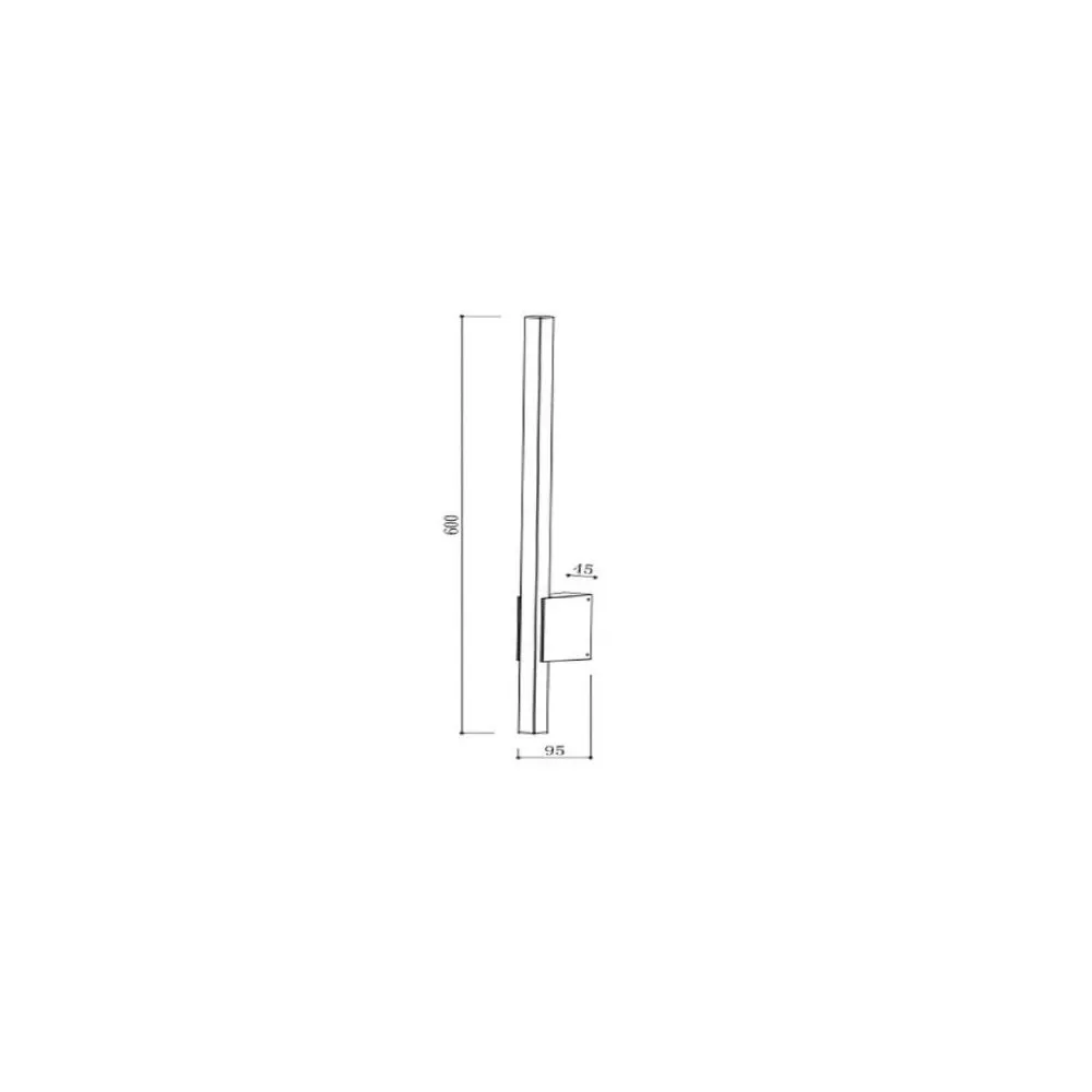applique-led-10w-barre-noire-60cm-800-lumens