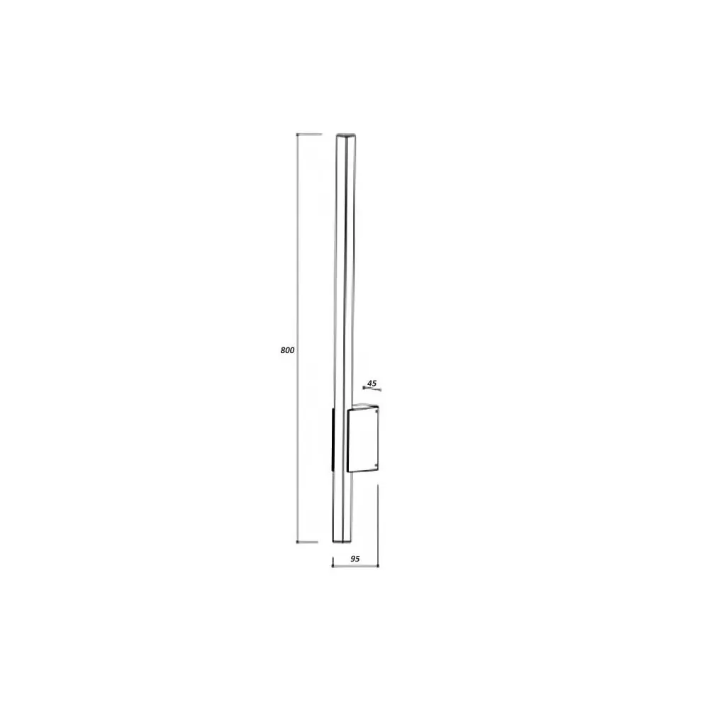 applique-led-12w-barre-noire-80cm-950-lumens