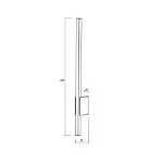 applique-led-12w-barre-noire-80cm-950-lumens