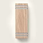 applique-murale-metal-effet-bois-double-gu10-etanche-ip44
