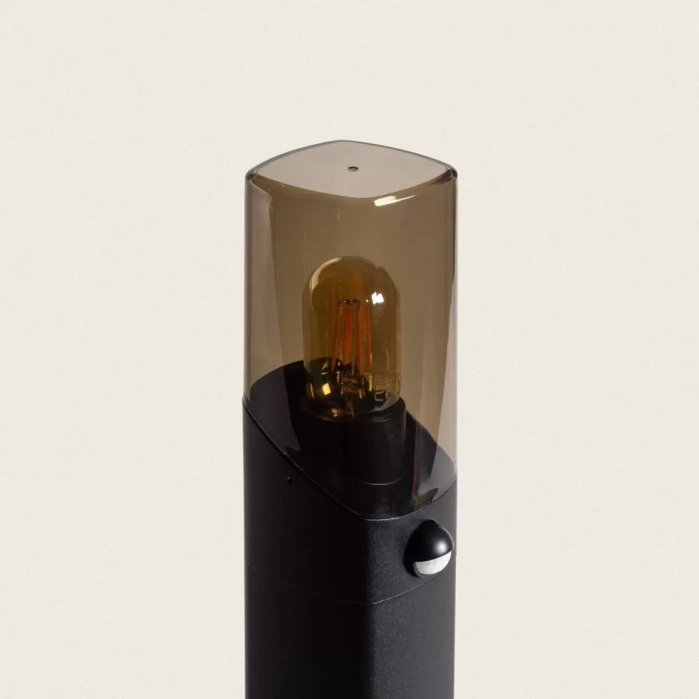 borne-potelet-balise-detecteur-de-mouvement-exterieure-noire-60cm
