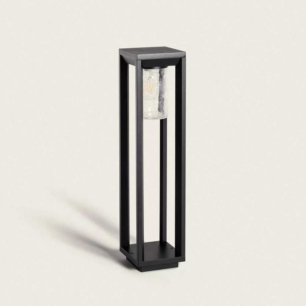 borne-potelet-balise-exterieure-noire-60cm-ip44-220v-e27