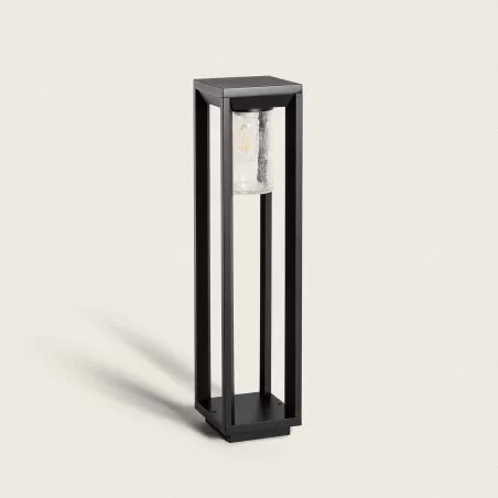 borne-potelet-balise-exterieure-noire-60cm-ip44-220v-e27