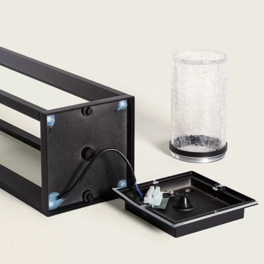 borne-potelet-balise-exterieure-noire-60cm-ip44-220v-e27