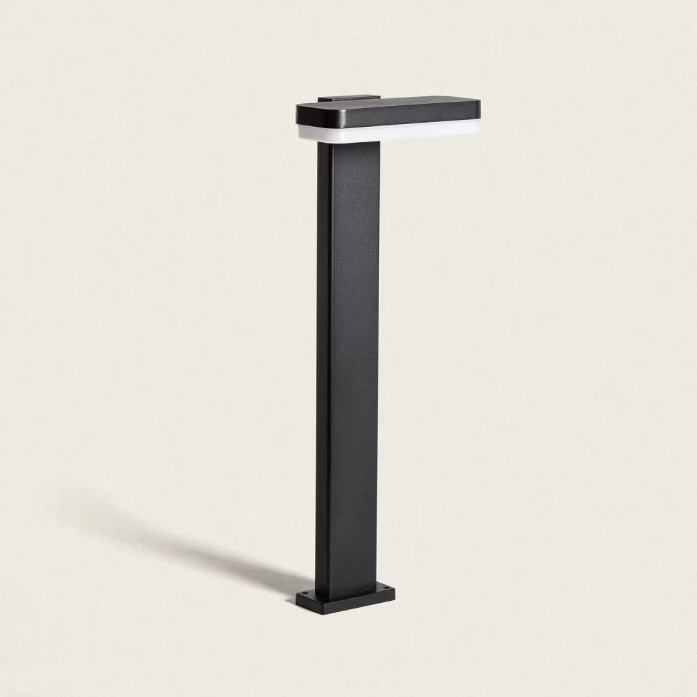 borne-potelet-65cm-exterieur-led-10w-noire-800-lumens-ip54