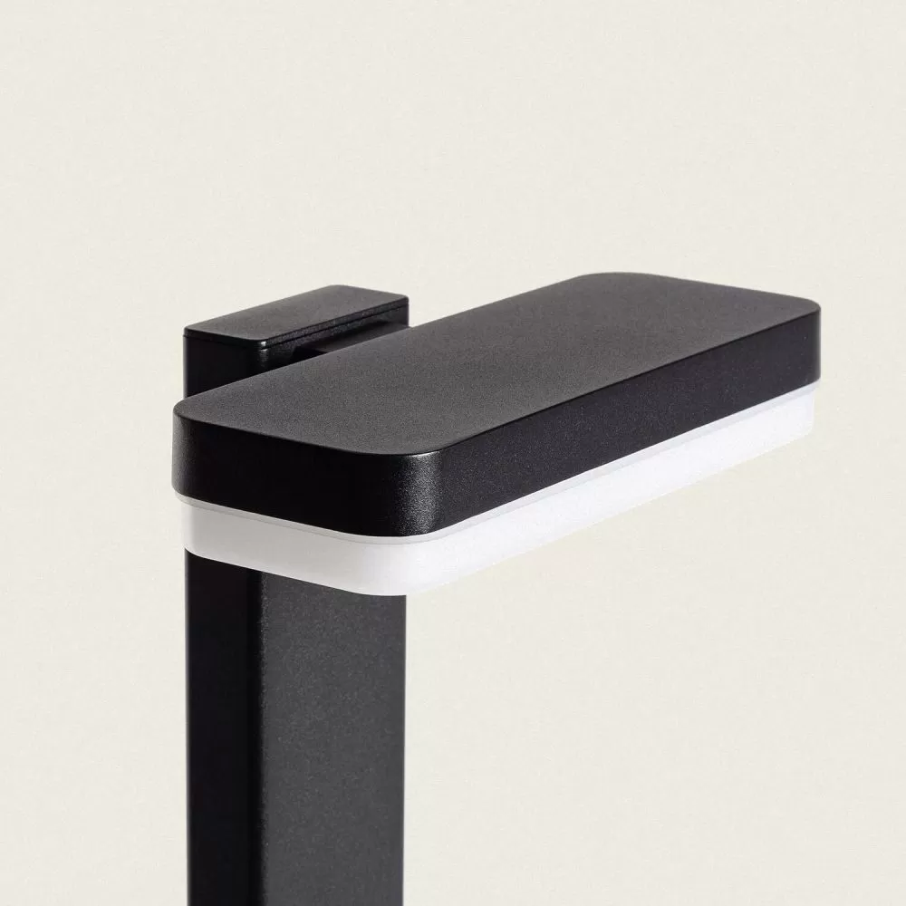 borne-potelet-65cm-exterieur-led-10w-noire-800-lumens-ip54