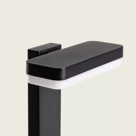 borne-potelet-65cm-exterieur-led-10w-noire-800-lumens-ip54