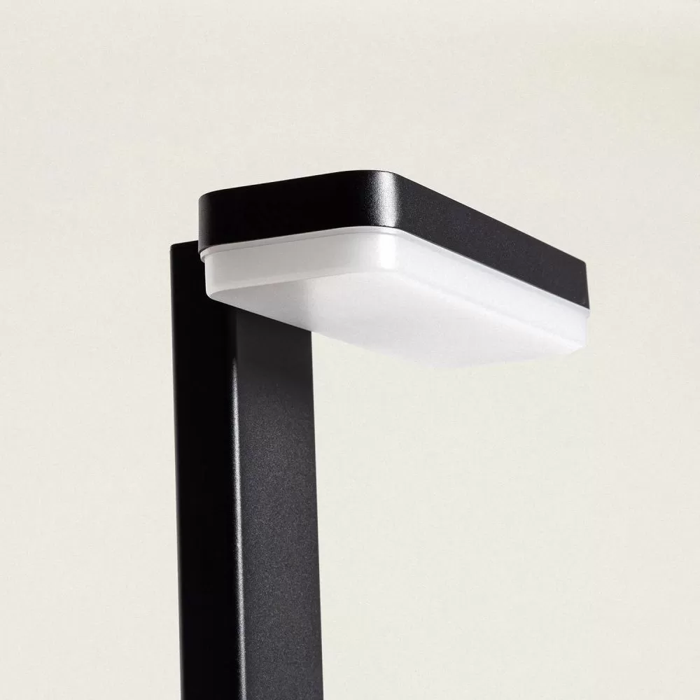 borne-potelet-65cm-exterieur-led-10w-noire-800-lumens-ip54