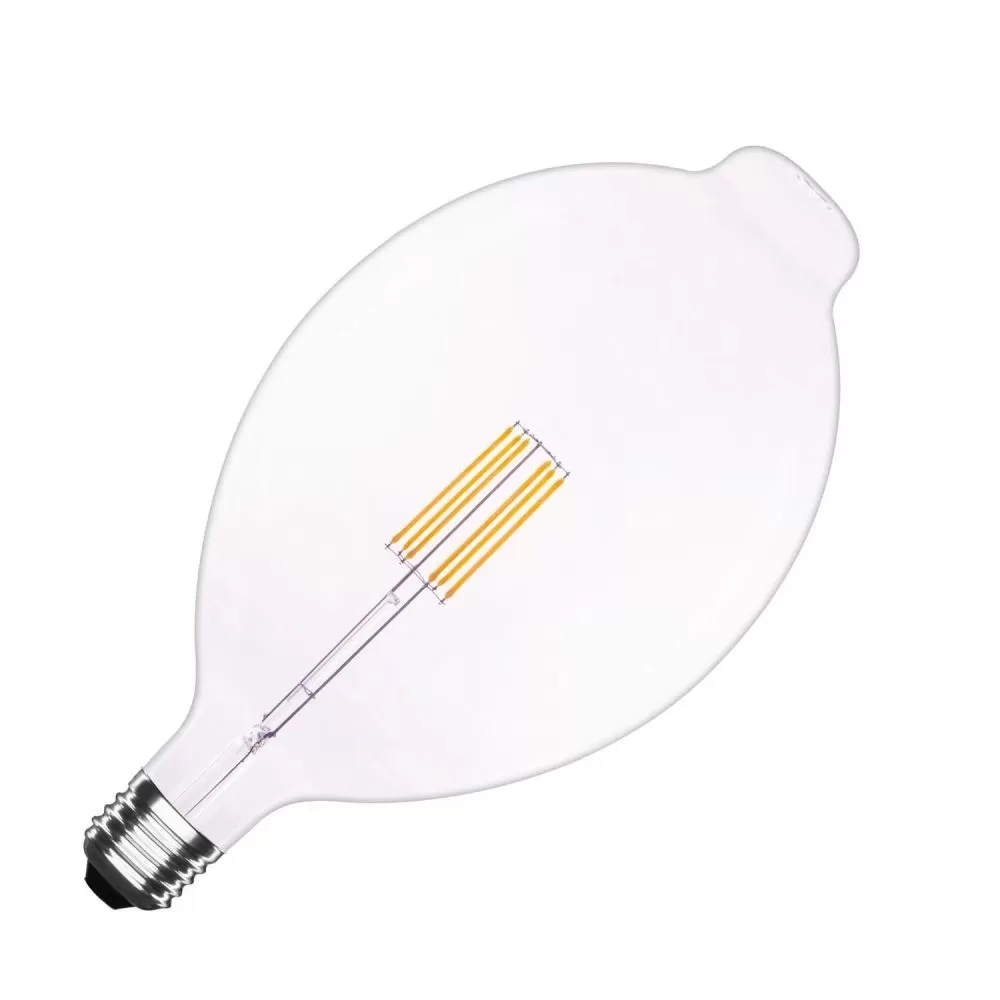 ampoule led filament dimmable e27-xxl-330mm verre clair clown 540 lumens 2200k