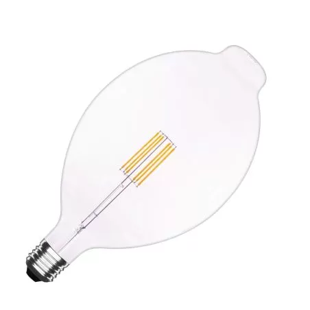 ampoule led filament dimmable e27-xxl-330mm verre clair clown 540 lumens 2200k
