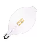 ampoule led filament dimmable e27-xxl-330mm verre clair clown 540 lumens 2200k