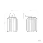 applique-murale-exterieure-metal-noir-ip44-220v