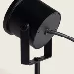 Projecteur led 10W noir extra plat ip65-1000 lumens etanche exterieur rocaille jardin
