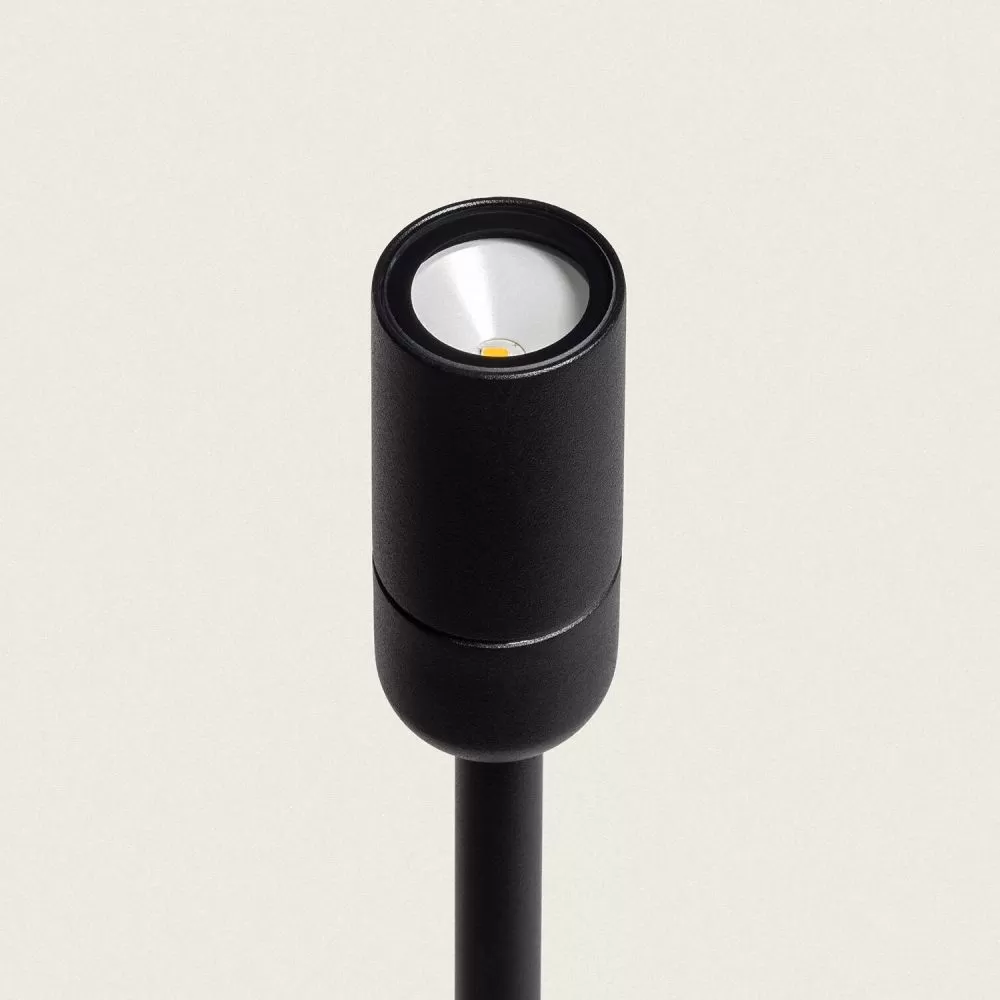 borne-tige-60cm-4w-led-noire-spot-balise-ip65