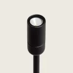 borne-tige-60cm-4w-led-noire-spot-balise-ip65