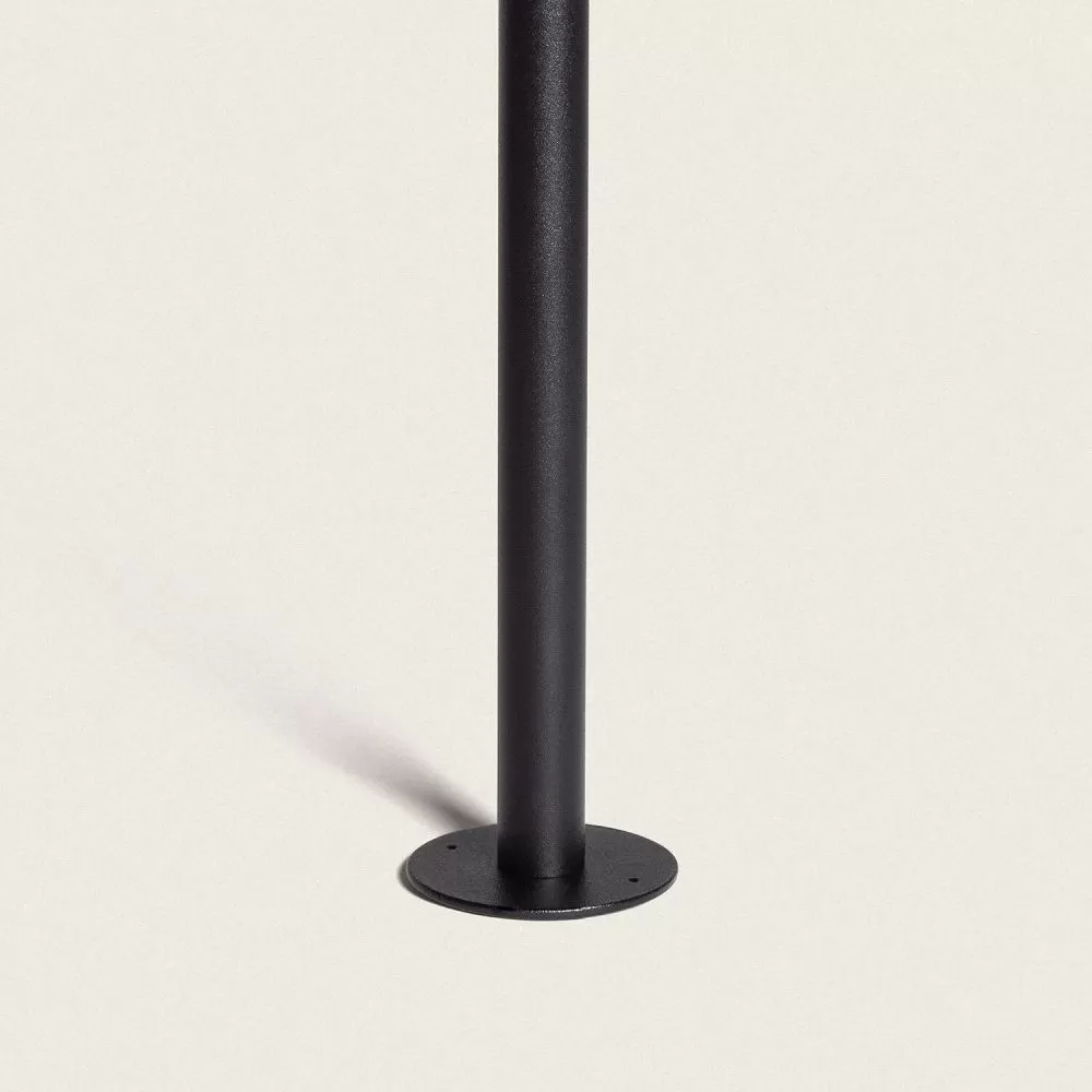 borne-tige-60cm-4w-led-noire-spot-balise-ip65
