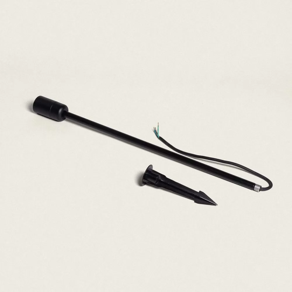 borne-tige-60cm-4w-led-noire-spot-balise-ip65