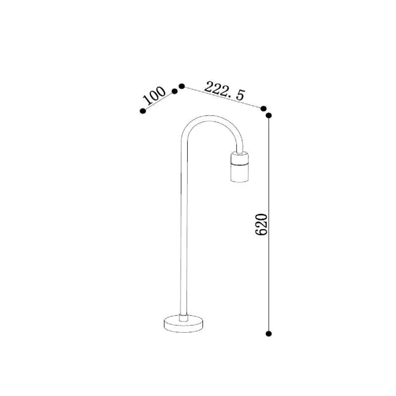 borne-tige-piquet-led-6w-projecteur-etanche-exterieur-rocaille-jardin