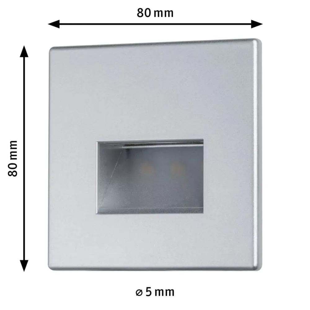 Kit mural spécial encastrés Edge LED 1x1.1W 230 V - Pas cher