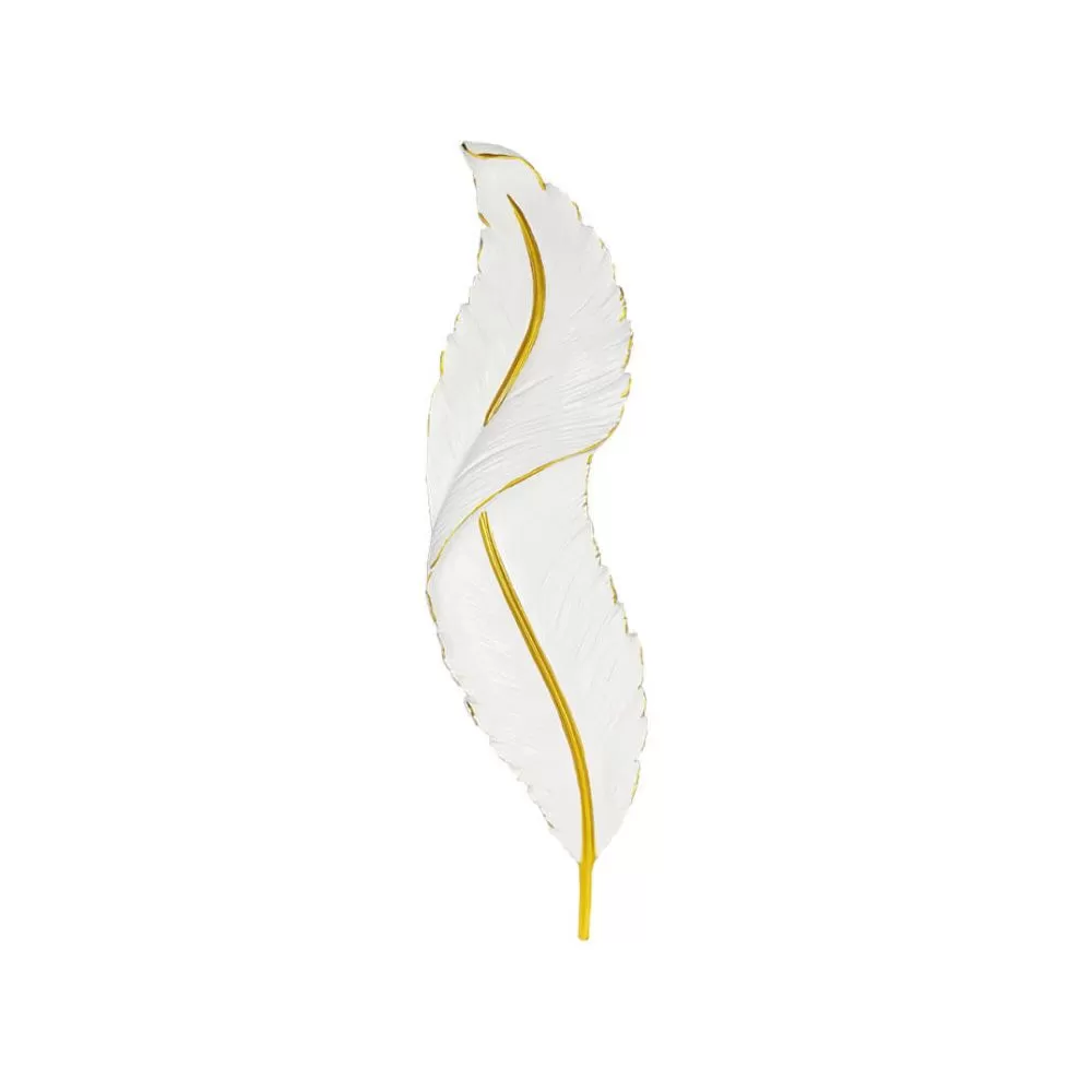 applique-ceramique-blanche-et-or-plume-d-ange-0w-led-cct
