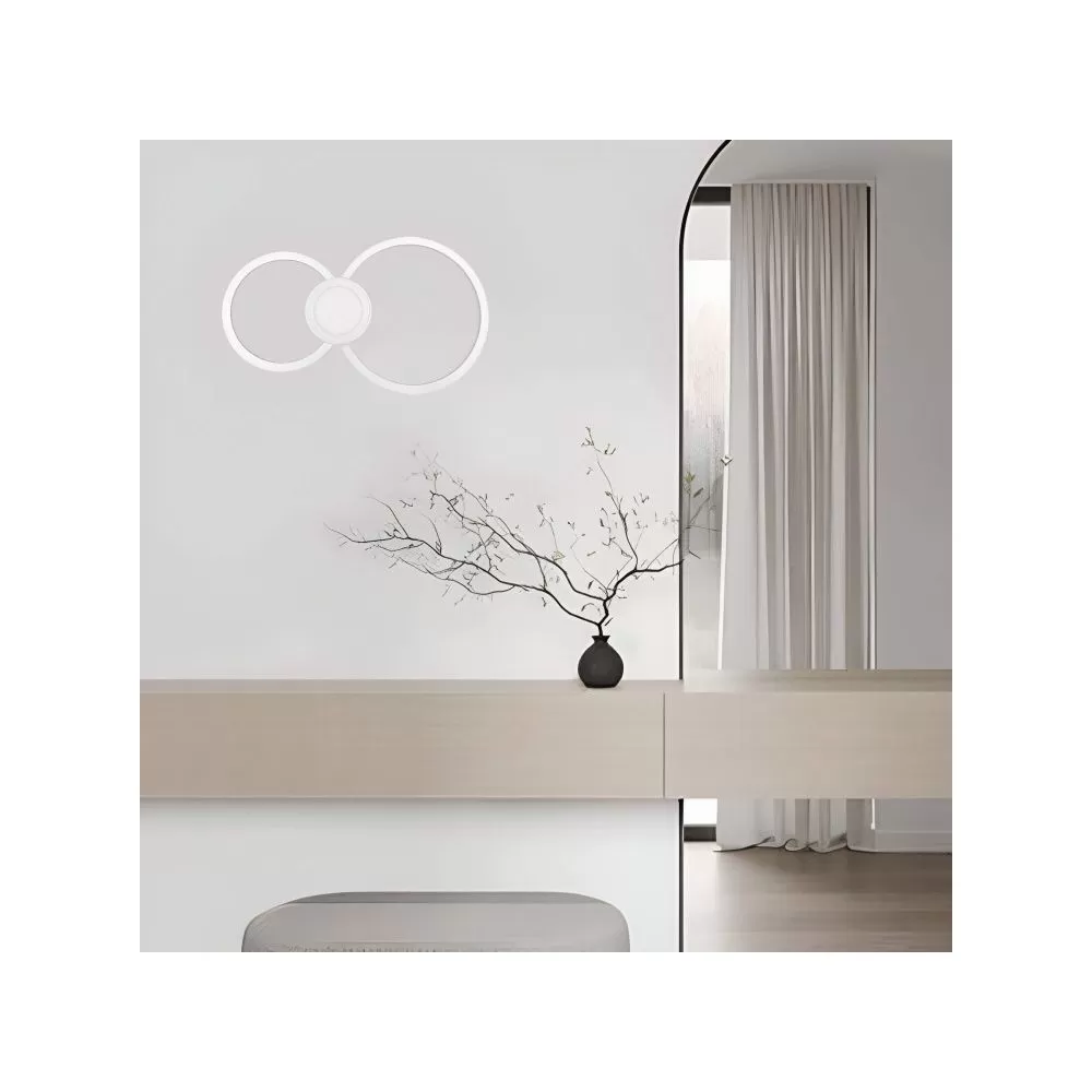 applique-murale-double-cercle-blanc-24w-led-3300-lumens-3000k