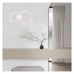 applique-murale-double-cercle-blanc-24w-led-3300-lumens-3000k