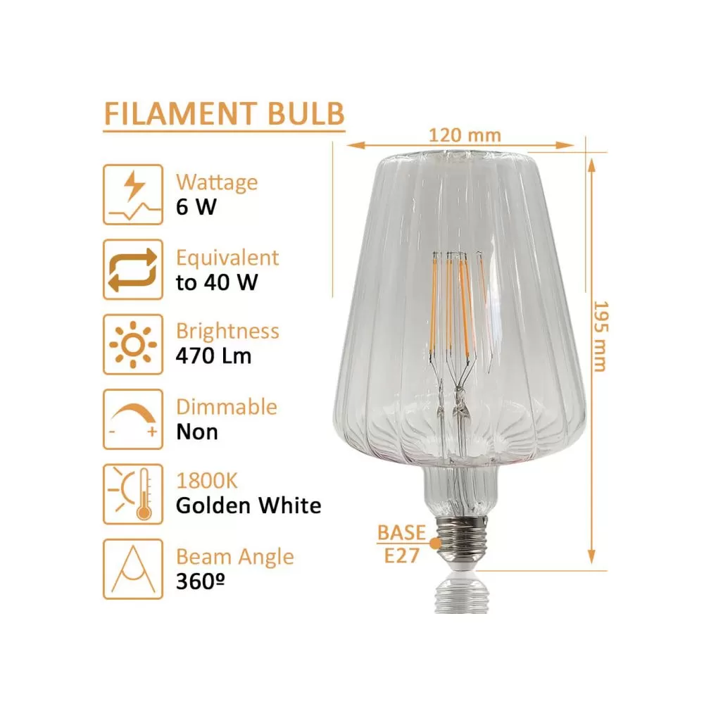 ampoule-filament-led-7w-1800k-culot-e27-diamant-105mm
