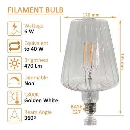 ampoule-filament-led-7w-1800k-culot-e27-diamant-105mm