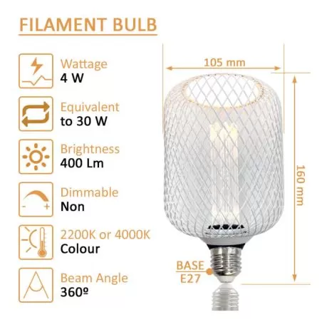 ampoule-filament-led-4w-culot-e27-grille-105mm