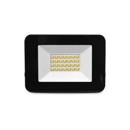 Projecteur LED Plat Noir 20W 6000K IP65