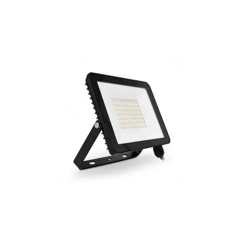 PROJECTEUR EXTERIEUR LED PLAT NOIR 30W 6000K IP65