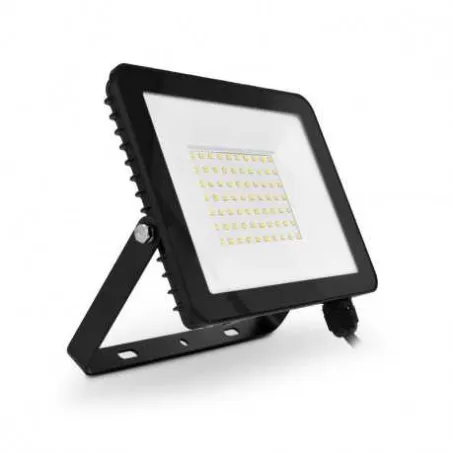 PROJECTEUR EXTERIEUR LED PLAT NOIR 30W 6000K IP65