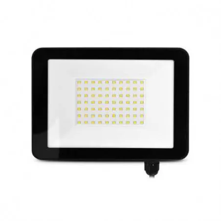 PROJECTEUR EXTERIEUR LED PLAT NOIR 30W 6000K IP65
