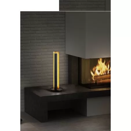 TRIO Lampe de table intérieur noir TEXEL - Pas cher