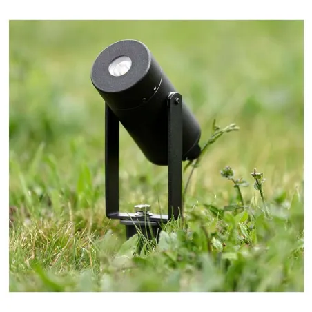 Projecteur Piquet LED Noir 6W 460LM 2900K - Garantie 7 ans