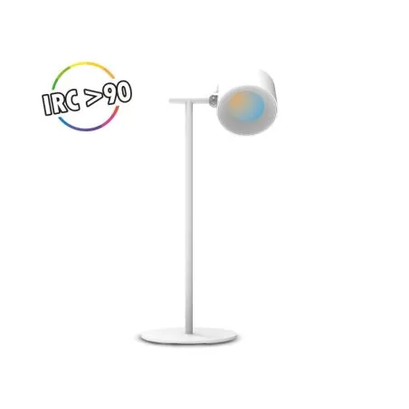 Lampe de bureau ronde 2W CCT IRC90 rechargeable portable